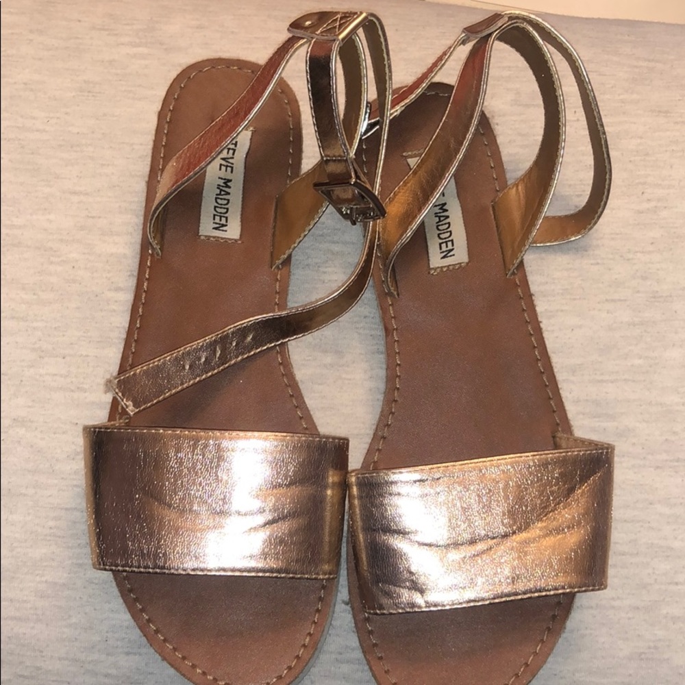 Steve Madden Rose Gold Sandals